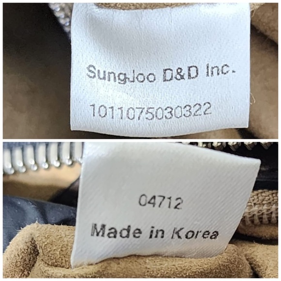 Authentic MCM Visetos Lion Princess Boston Handbag Black/Grey/Gold - Picture 5 of 14